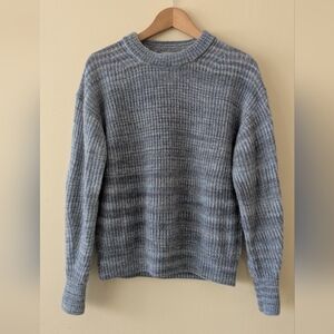 NWOT Everlane Cocoon Crew In Marbled Blue Womens Size Small